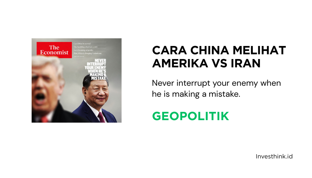 Cara Elegan China Melihat Perang Amerika vs Iran